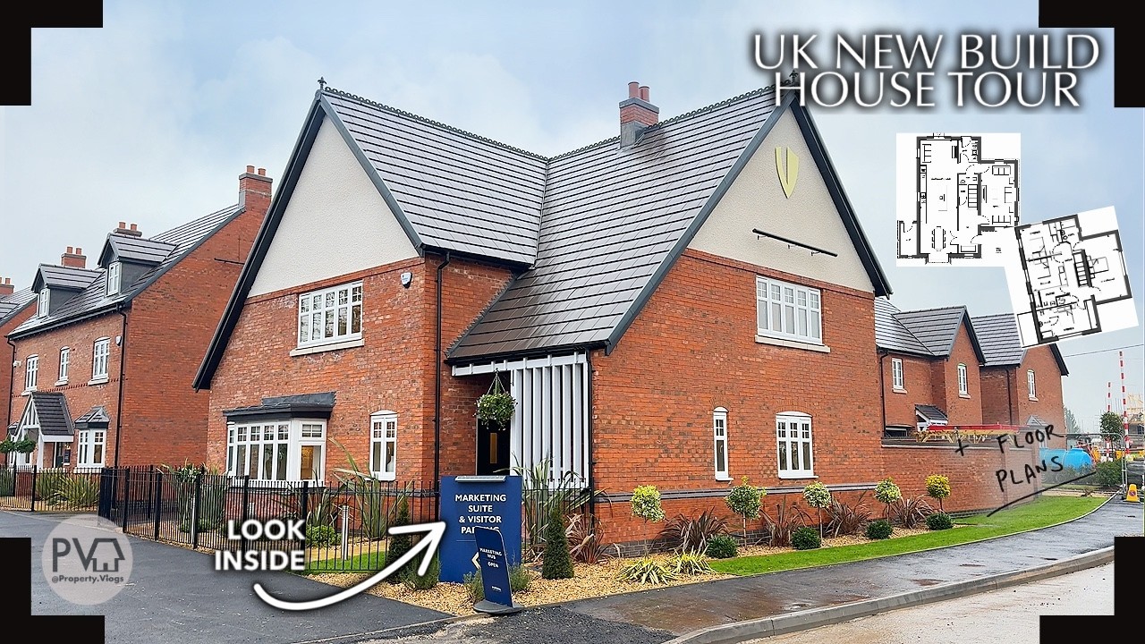 WOW a SPACIOUS 😍 NEW HOME ! Inside a FAB 4Bed STRIKING New Build. Touring The Lodge | Property Tour