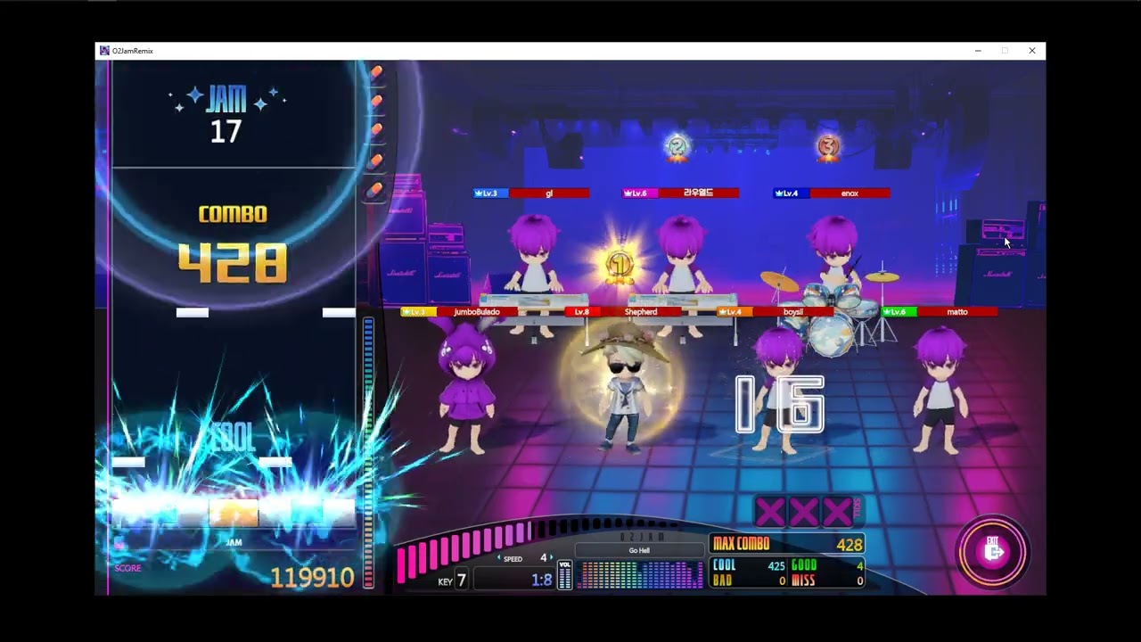 Go Hell Normal X4 Full Combo O2Jam Remix (VFUN Official)