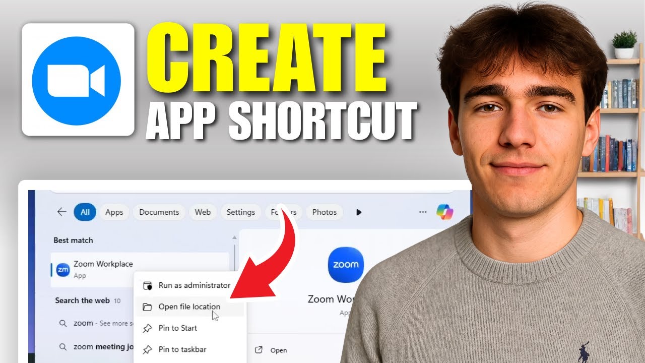 How to Create a Zoom App Shortcut on PC or Laptop (Tutorial 2026)