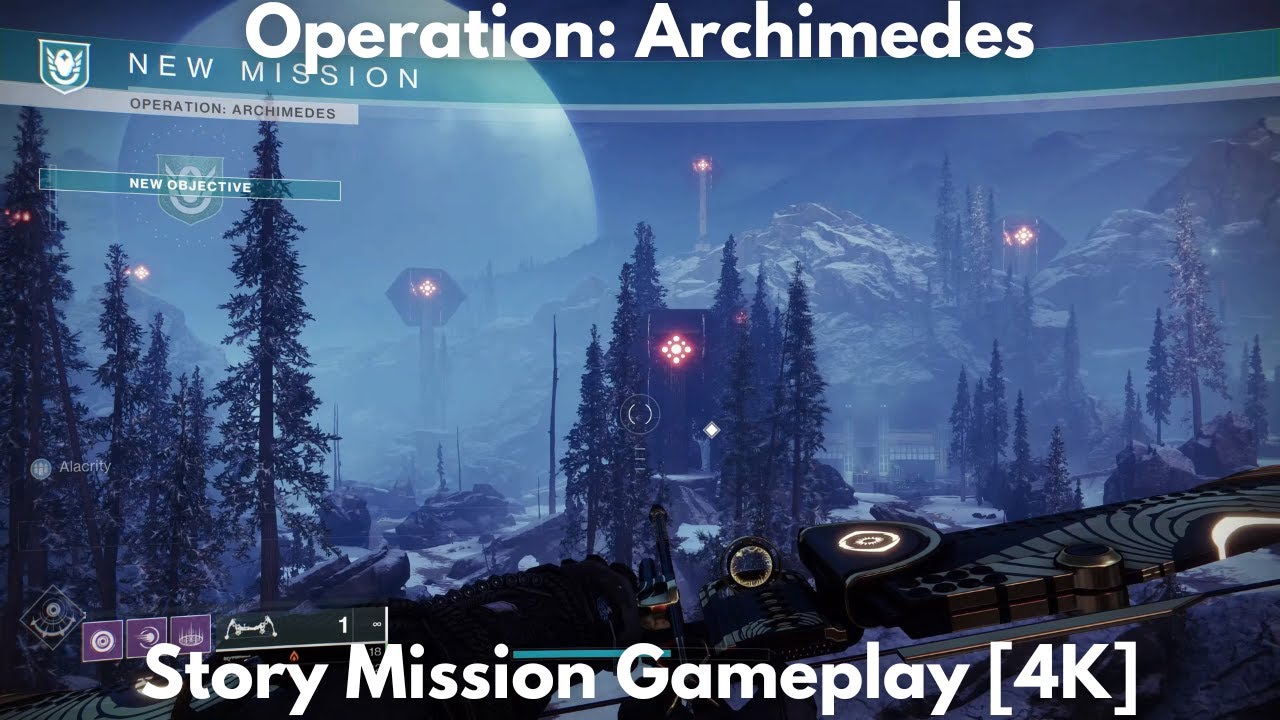 Operation: Archimedes, Story Mission Gameplay [4K] - Destiny 2, Season of the Seraph