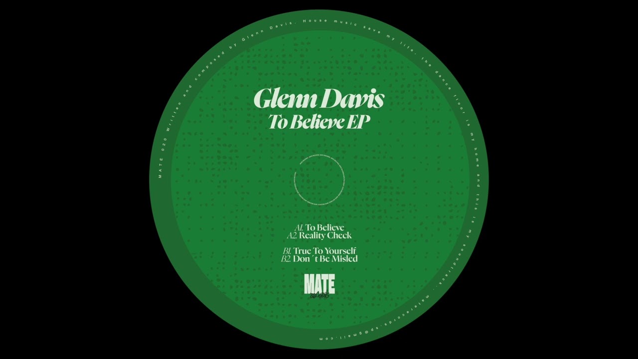 PREMIERE: Glenn Davis 'Don&acute;t Be Misled' [MATE Records]