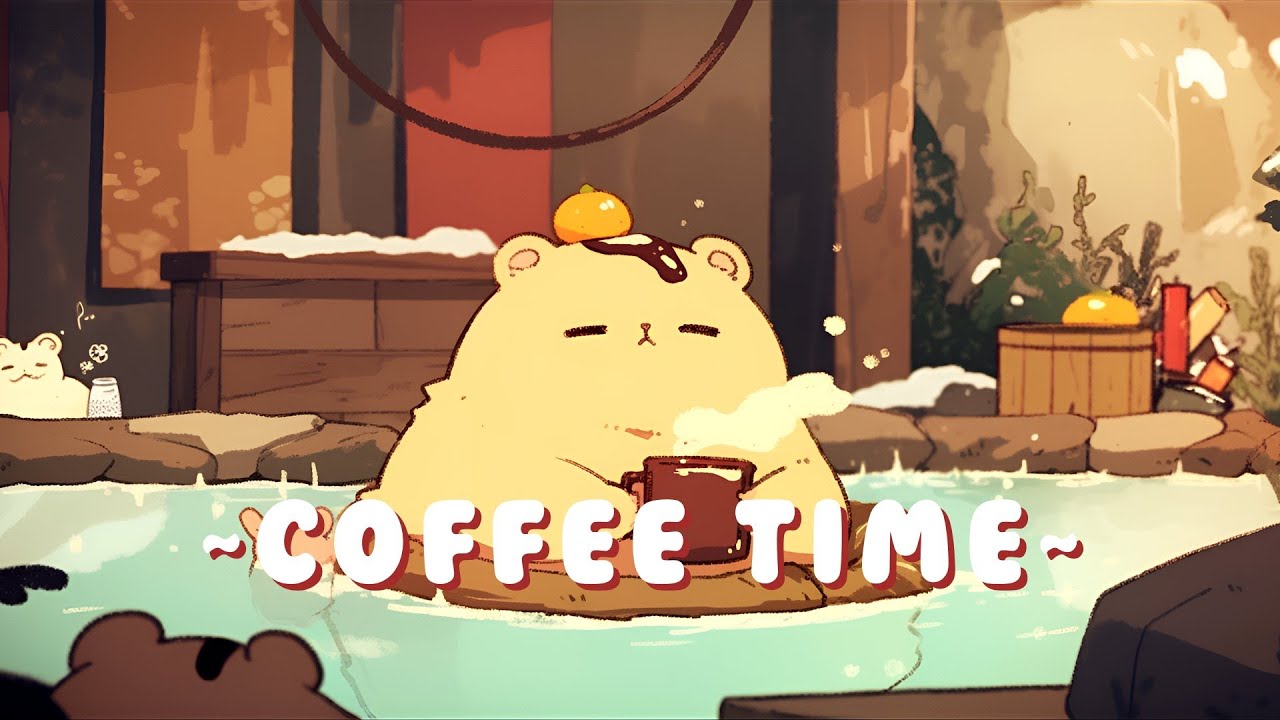 Capybara Lofi Zone | Peaceful Beats for Studying & Relaxing 🦫 🌿 ☕