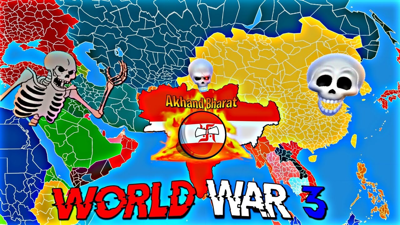 Destruction Of Empires | Akhand Bharat Is Back|😈☠️in a Nutshell #countryballs #geography