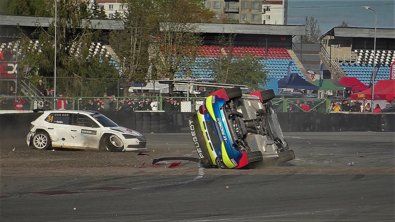 Latvian-Lithuanian Rallycross Championship 2023 1.Stage Rīga (Crashes & Mistakes)