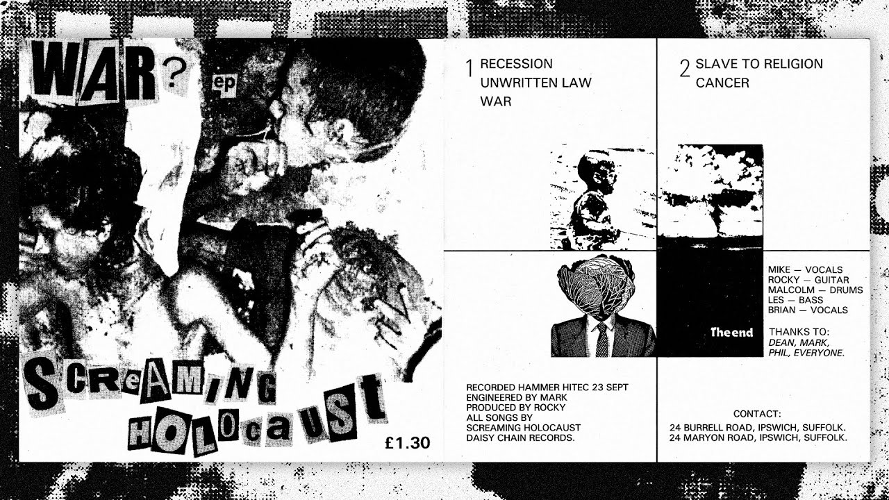 Screaming Holocaust - War EP (UK, 1989)
