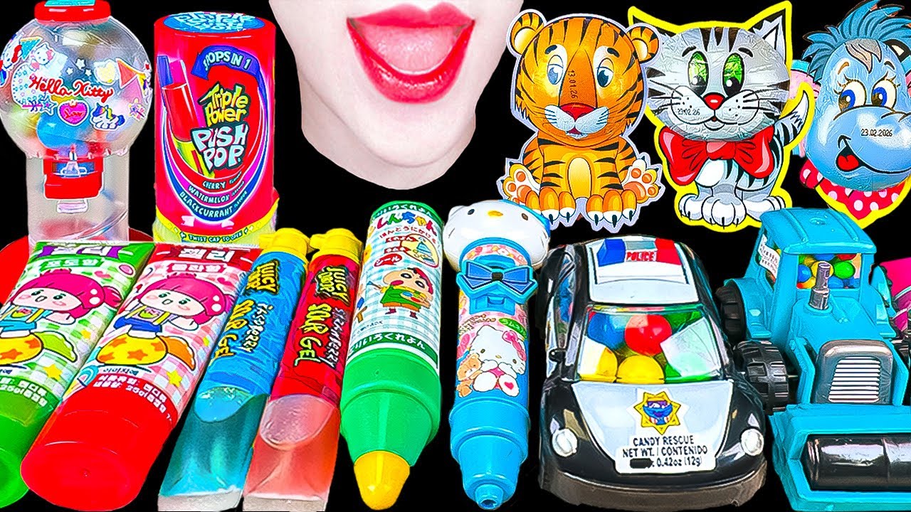 ASMR  TOY CANDY MUKBANG🐯 미국 일본 해외 캔디 먹방 EATING