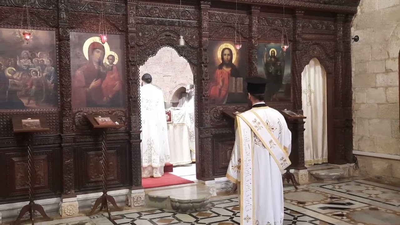 قداس وداع الفصح من دير سيدة البلمند البطريركي