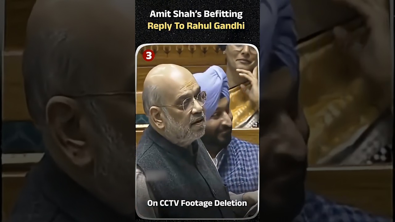 Amit Shah&rsquo;s Befitting Reply to Rahul Gandhi in Parliament 2025