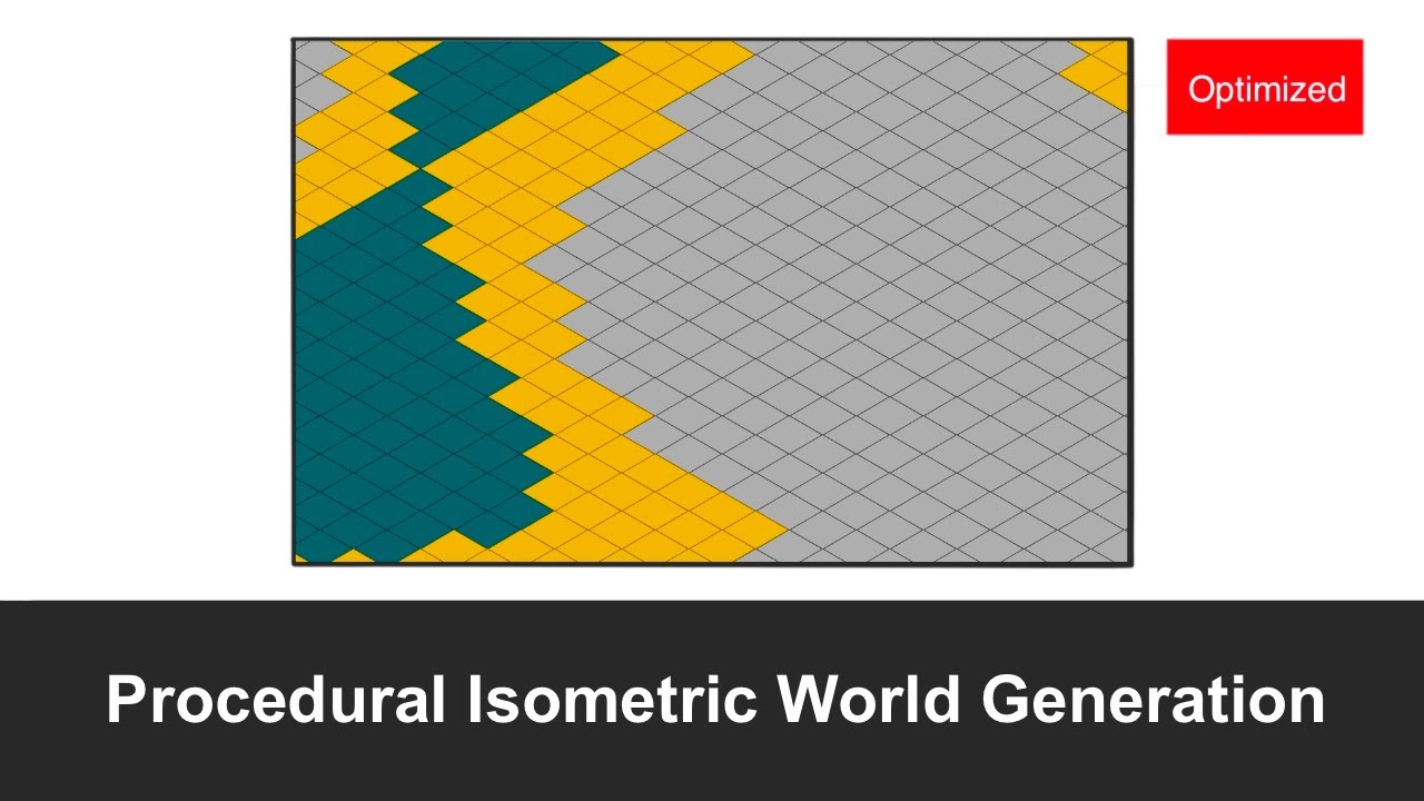 Isometric Procedural World Generation Optimized | Unity