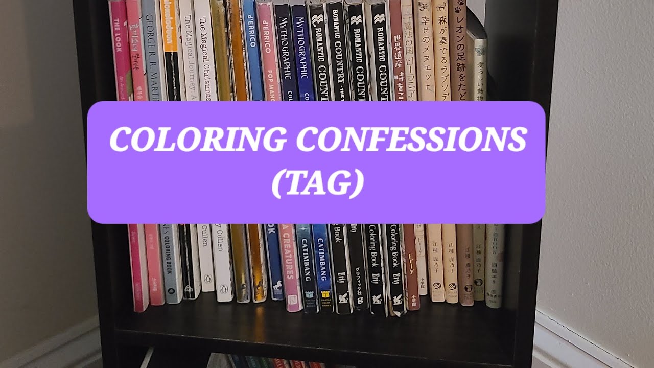 Тег Coloring Confessions | прим. Завершенные страницы и книги!