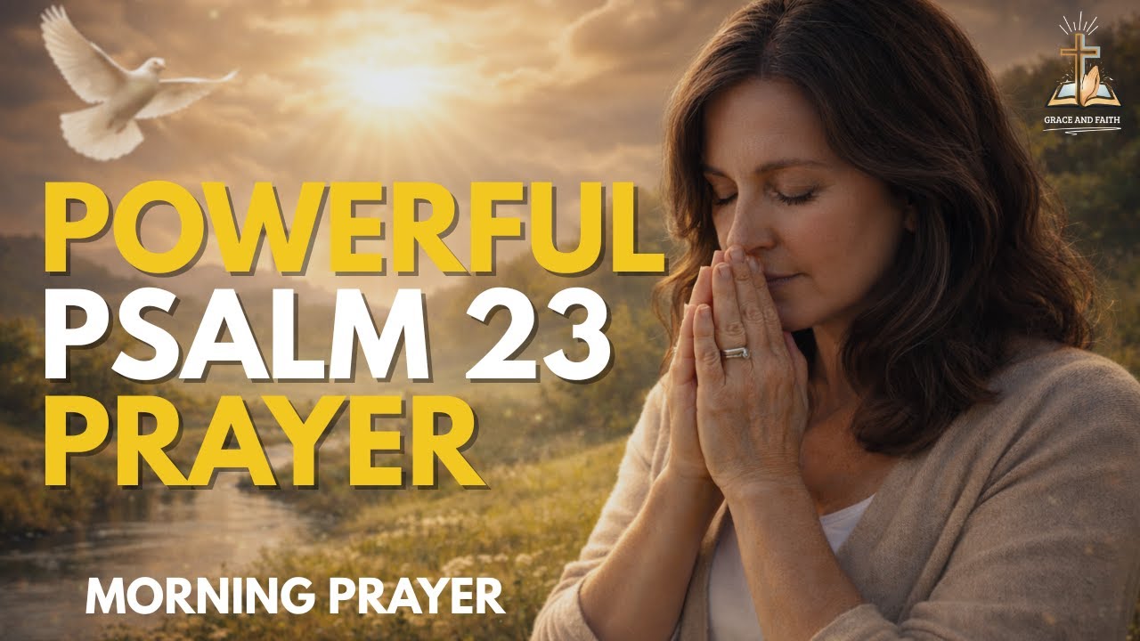 Psalm 23 Prayer for a Peaceful Morning | Daily Devotional That Calms Your Heart 🌿✨🙏