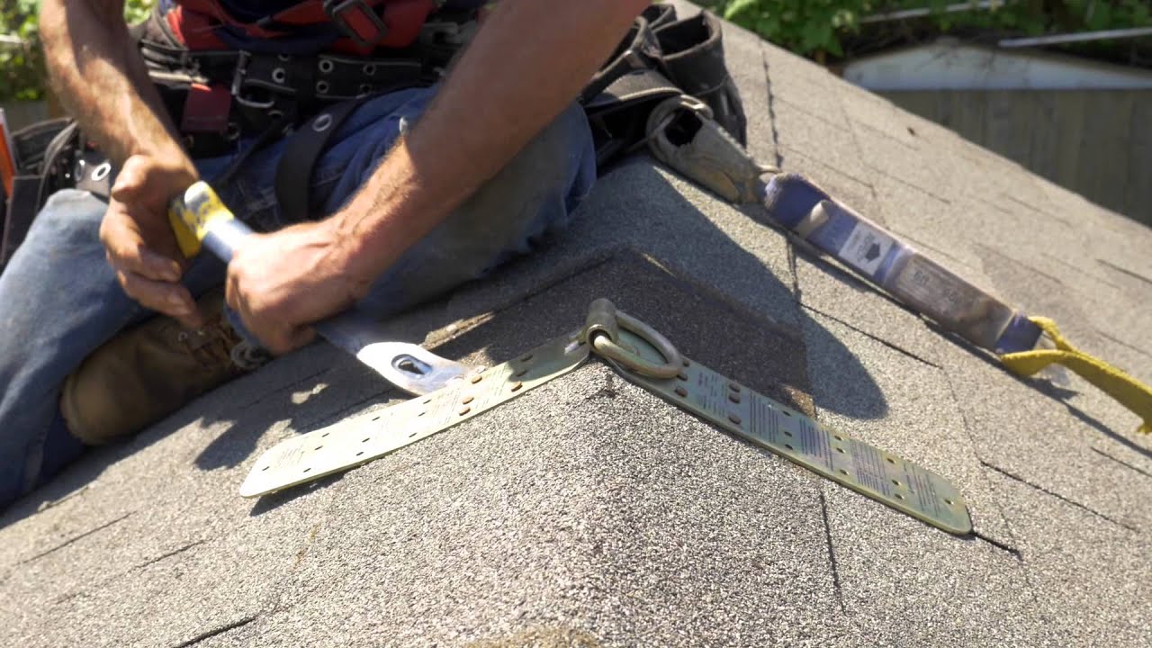 How To: Install a temporary roof anchor