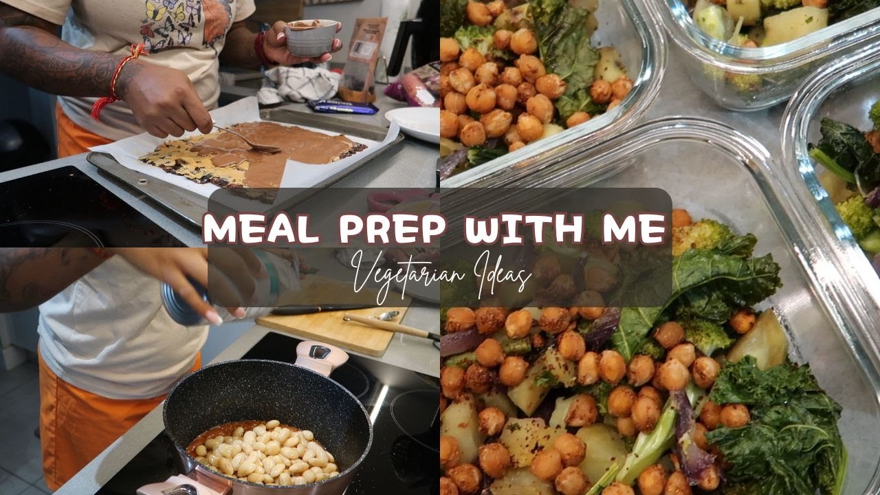 Vegetarian Meal Prep || Date Bark, Buddha Bowl