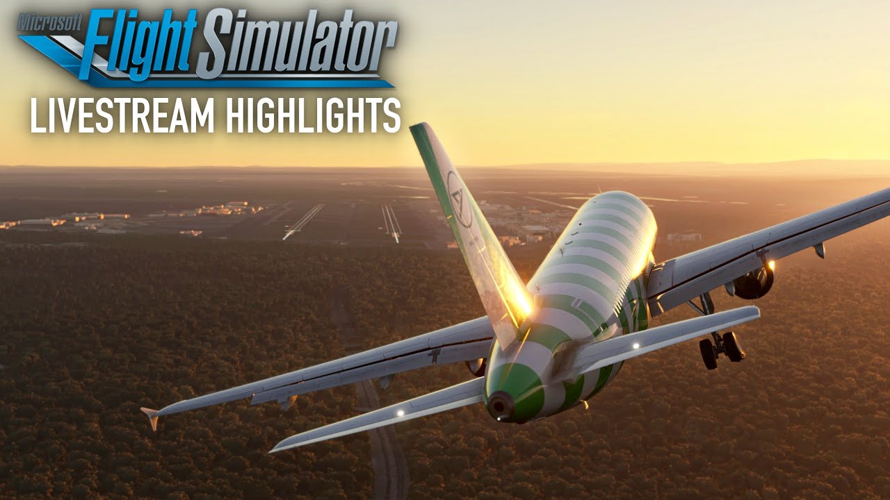 Visual Swing in Frankfurt! Microsoft Flight Simulator - Stream-Highlights - FENIX A320