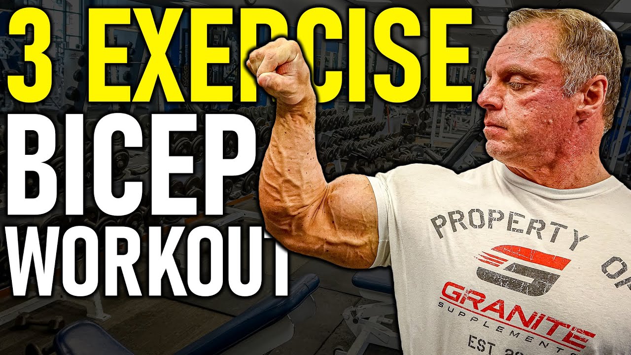 3 Exercise MEGA Pump Bicep 💪 Workout