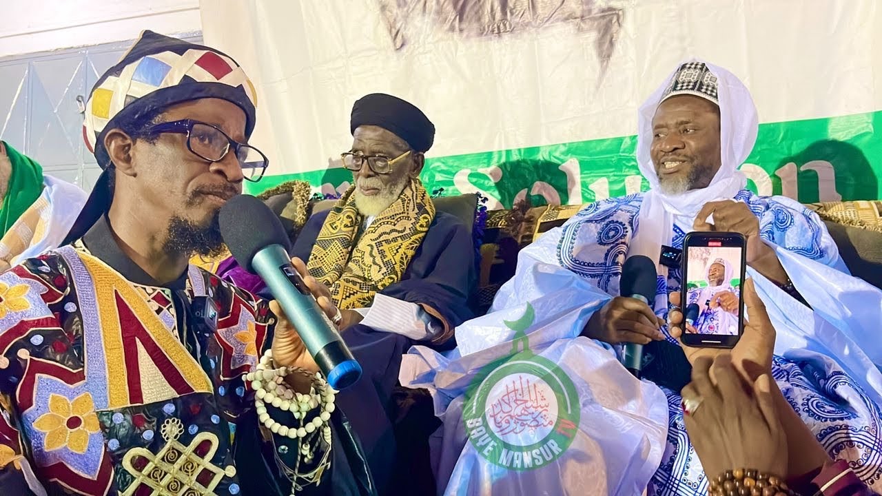MAJALISI DAGA GIDAN NATIONAL CHIEF IMAM KASAR GHANA MAI JAWABI SHEHU MAHI CISSE TARJAMA SHEHU MANSUR