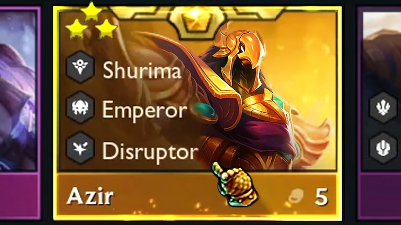 3 star Azir ⭐⭐⭐ Glory to Shurima! | TFT Set 16