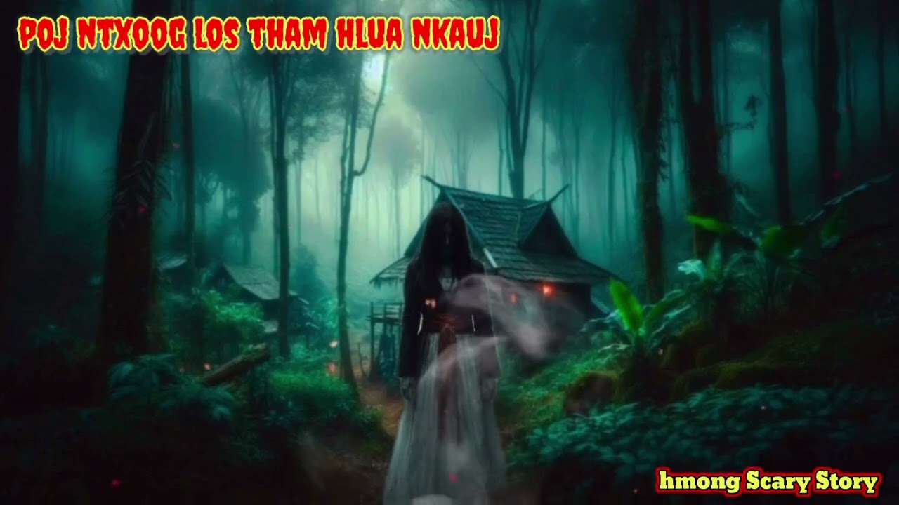 Poj ntxoog txau ntsai - Scary Story