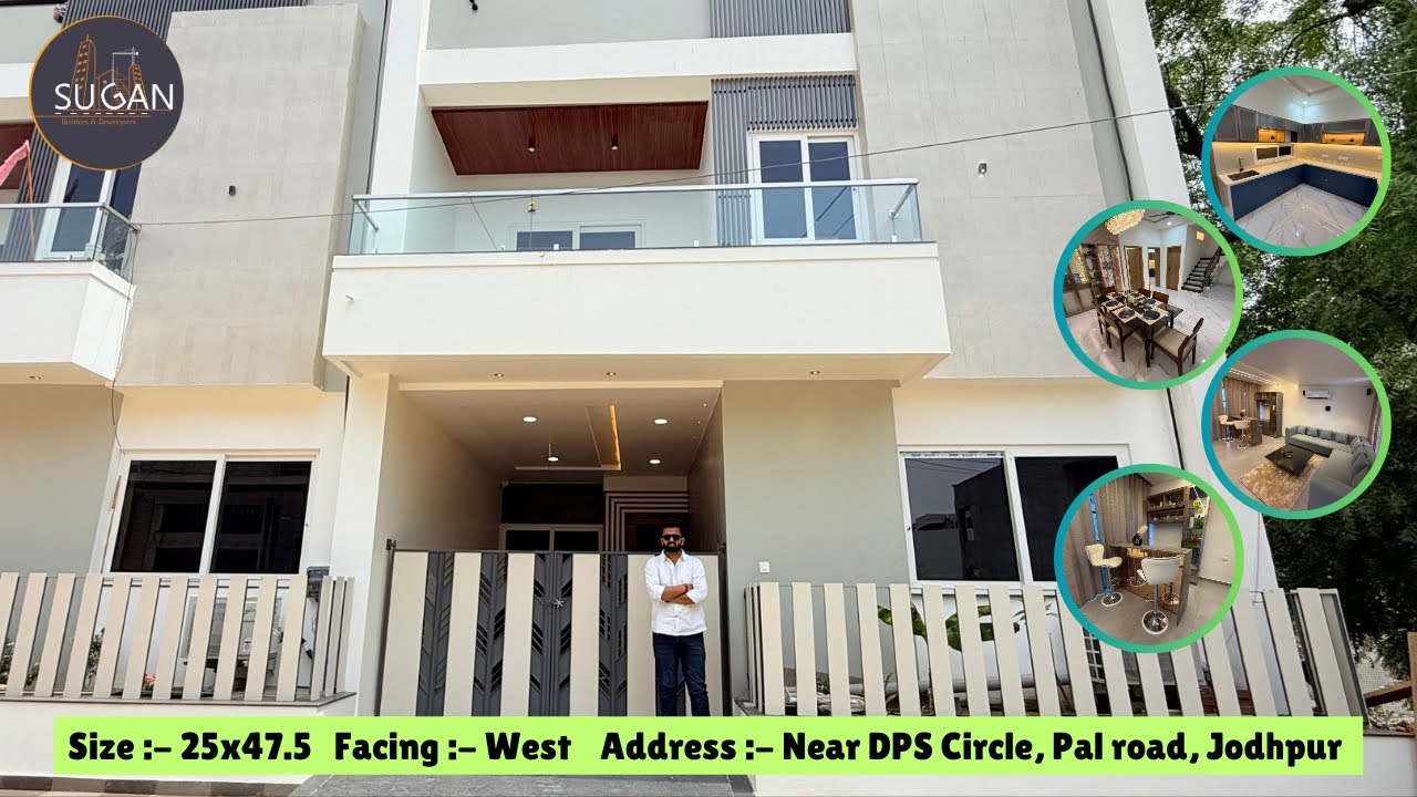 132 Gaj ultra luxurious house in gated society near DPS circle, Jodhpur | @Sugan Builders and Developers