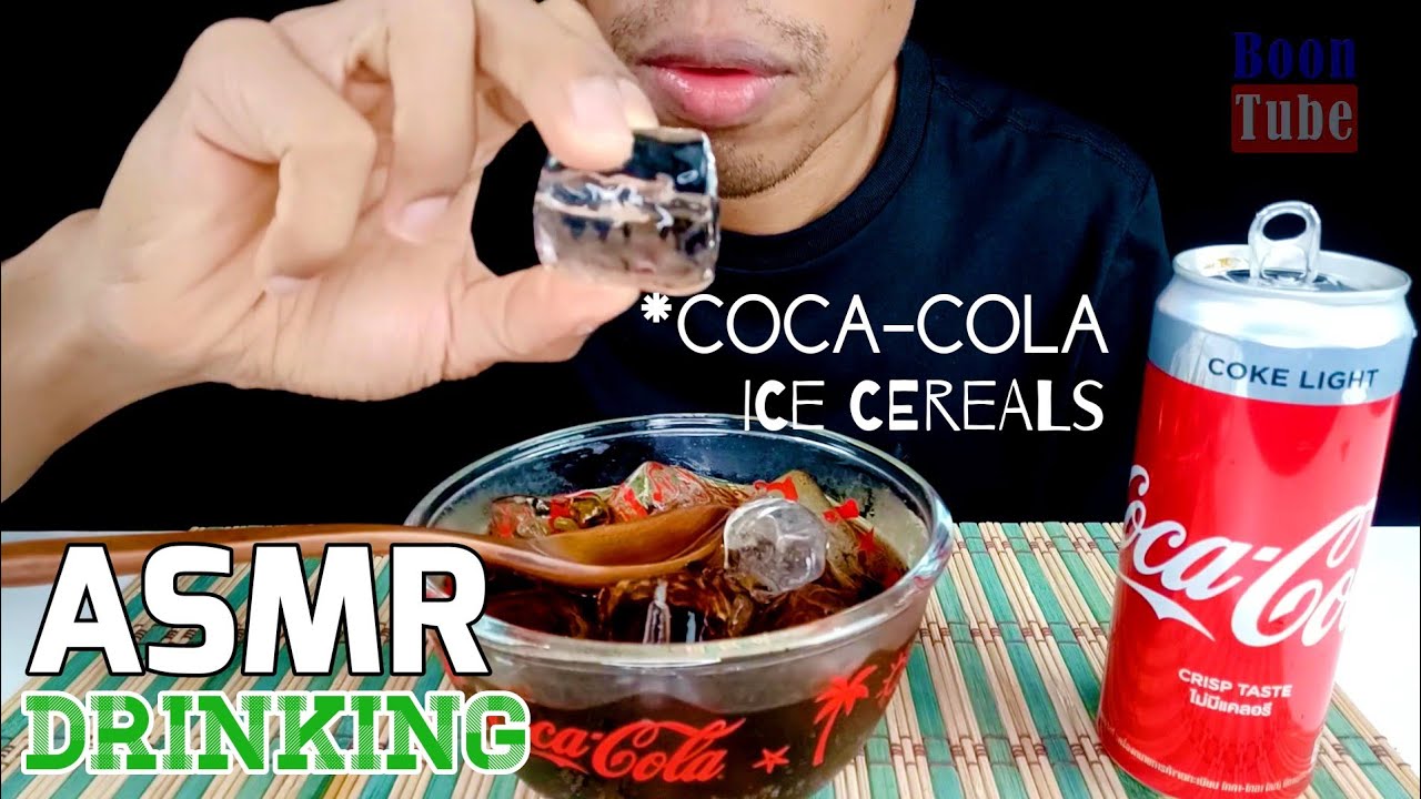 ASMR Drinking Ice cereals ~Coca Cola Coke light ~ EXTREME CRUNCH & ICE EATING | EP.79 I BoonTube