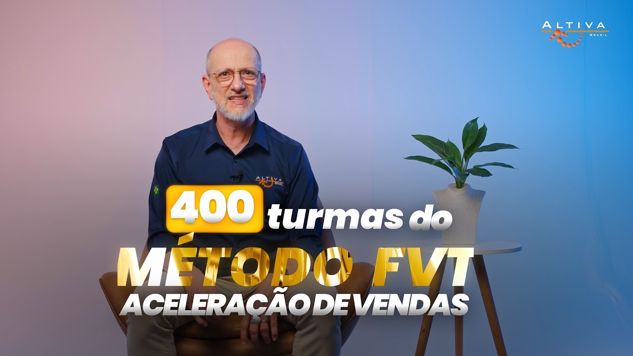MARCA HISTÓRICA - 400 PROJETOS ENTREGUES DO Método FVT de Aceleração de Vendas. - Vídeo Promocional