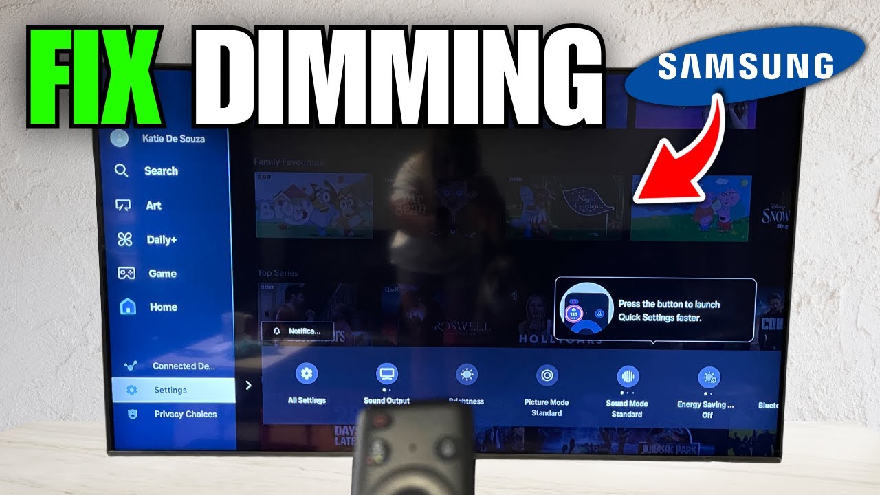 How To Stop Samsung TV Dimming Automatically