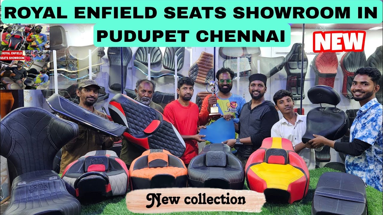 ROYAL ENFIELD SEATS SHOWROOM IN PUDUPET CHENNAI | YAMAHA LINING WORKS | ARK Diaries