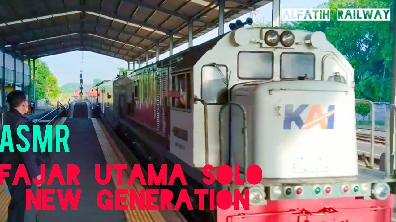 ASMR trip menggunakan KA Fajar Utama Solo New Generation 2025 (Pasar Senen - Solo)