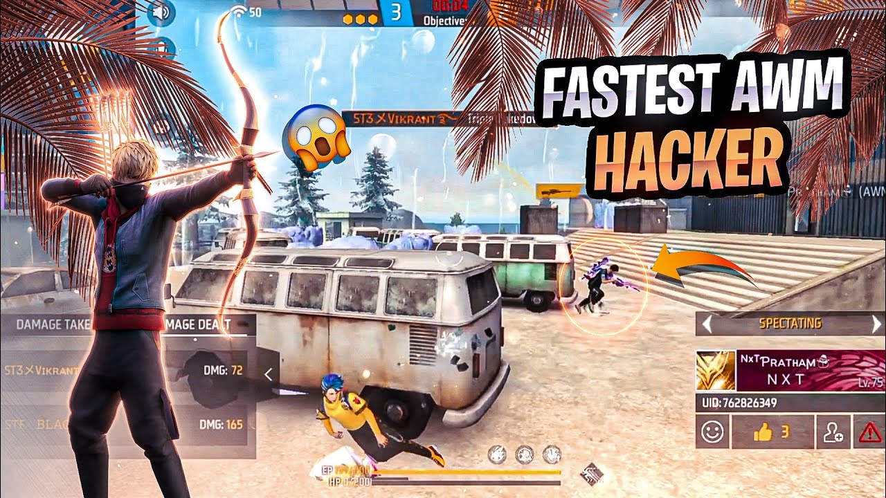 AWM HACKER IN MY GAME 🙄How Fast He is ? 🥵