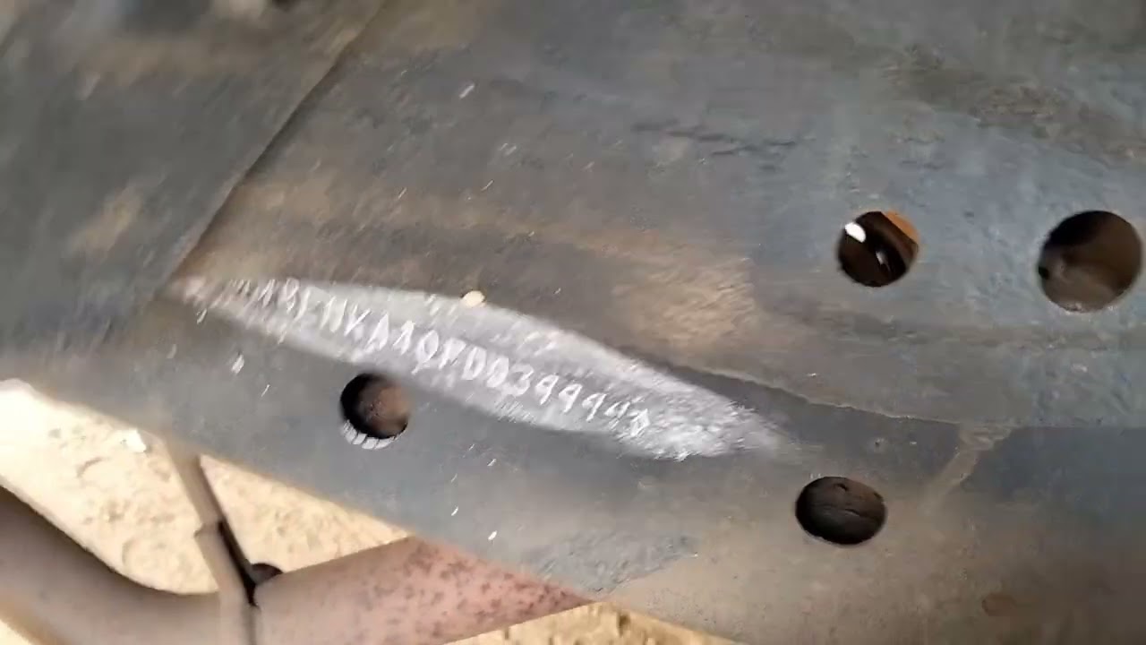 Mitsubishi l200 chassis and engine number bearing location