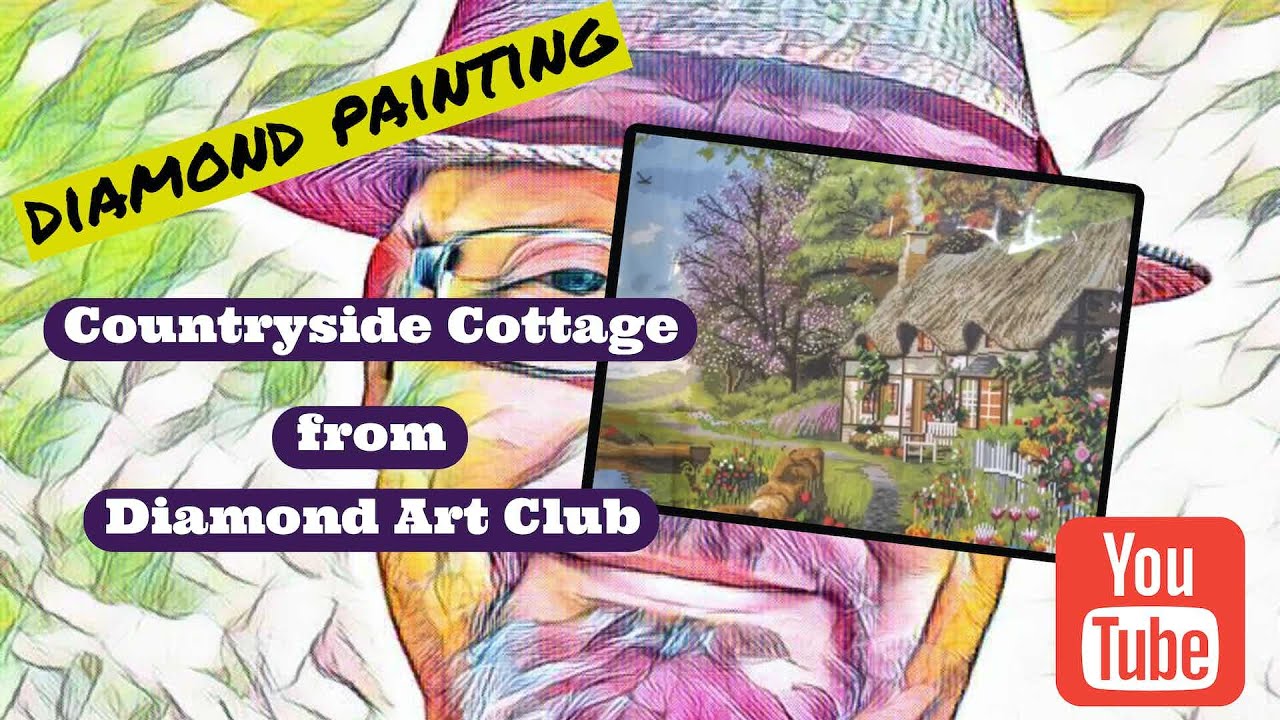 Unboxing Countryside Cottage Diamond Painting From Diamond Art Club!
