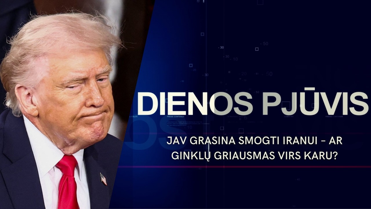 JAV grasina smogti Iranui – ar ginklų griausmas virs karu? | DIENOS PJŪVIS
