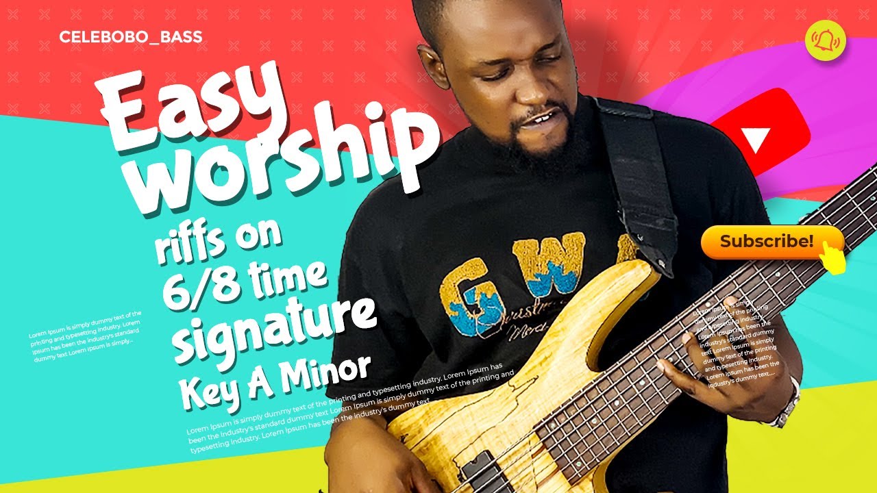 Easy Worship Riffs On 6/8 Time Signature