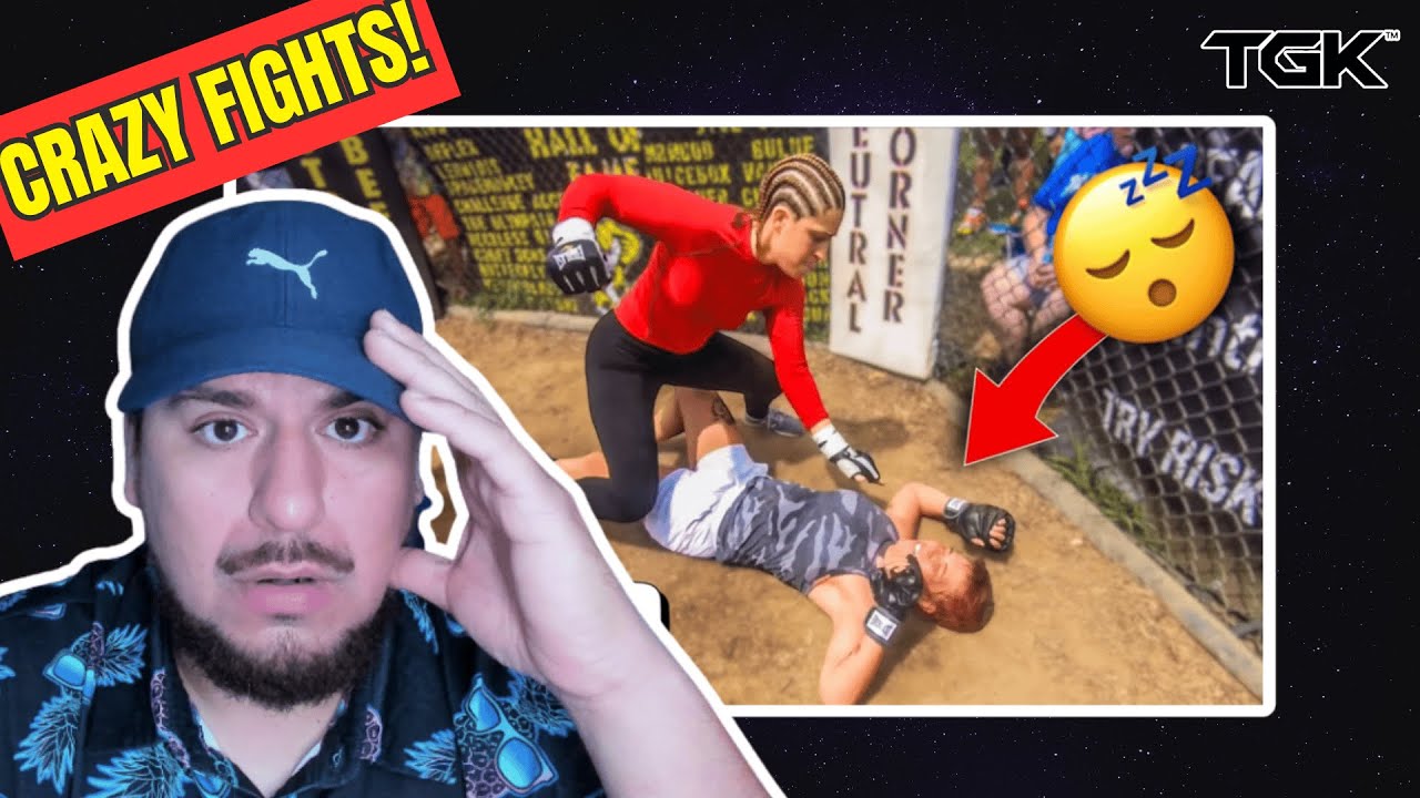  CRAZIEST Street Fights You&rsquo;ll Ever See 😱 - TGK REACTS