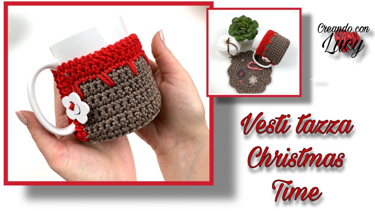 Uncinetto facile: Vestitazza Christmas Time .PUNTO FALSO GAMBERO PER LA RIFINITURA