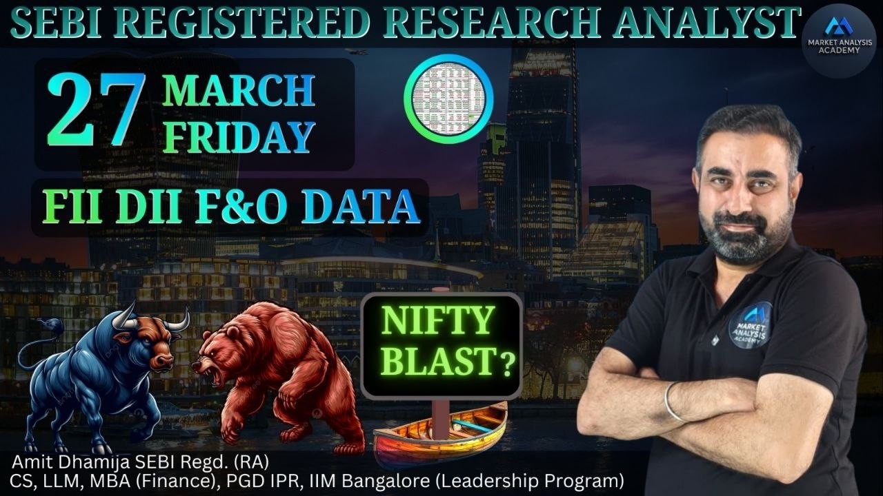 War Escalation Alert! Nifty & Bank Nifty Tomorrow &ndash; Crash or Bounce? FII DII F&O Data Analysis