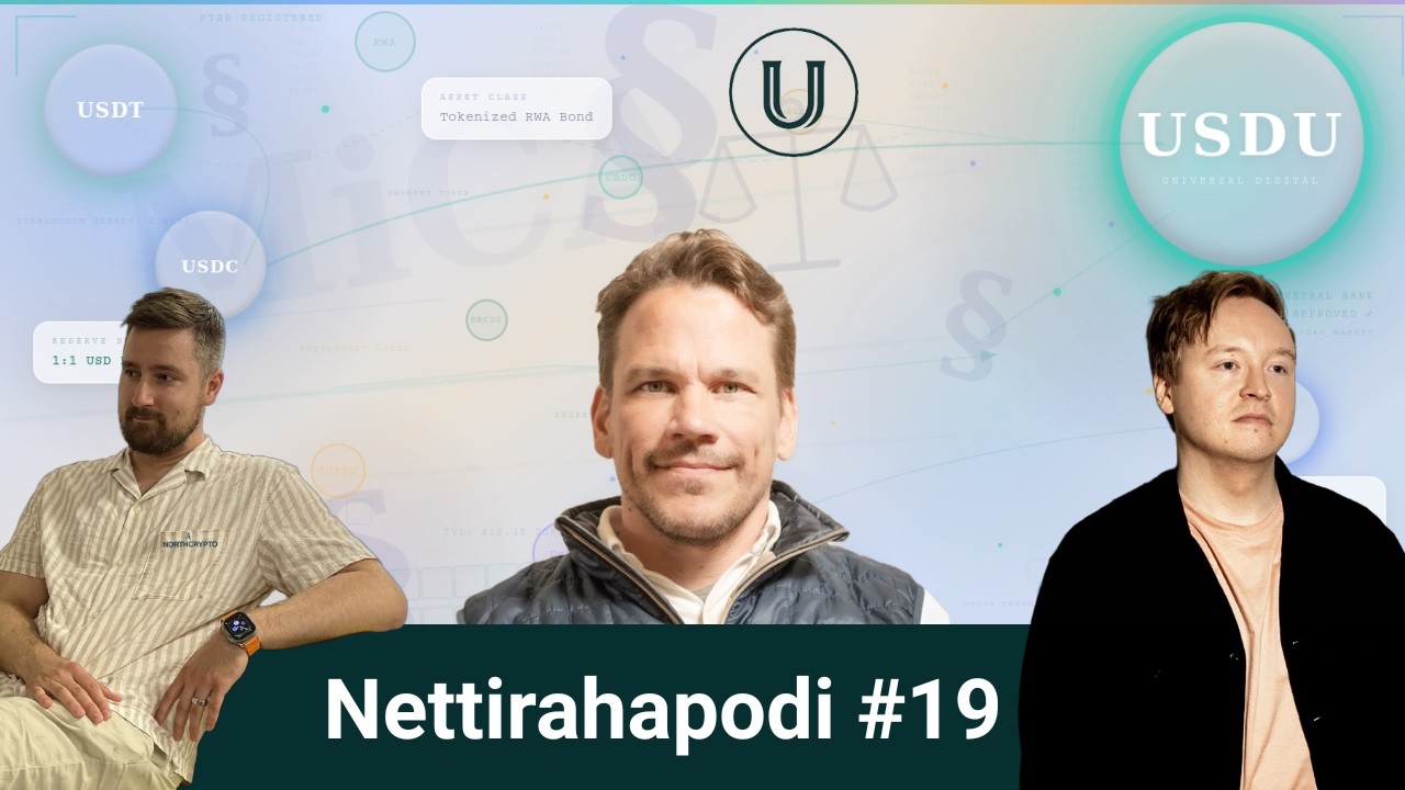 Nettirahapodi #19 - Stablecoinit, tokenisaatio ja regulaatio - Juha Viitala