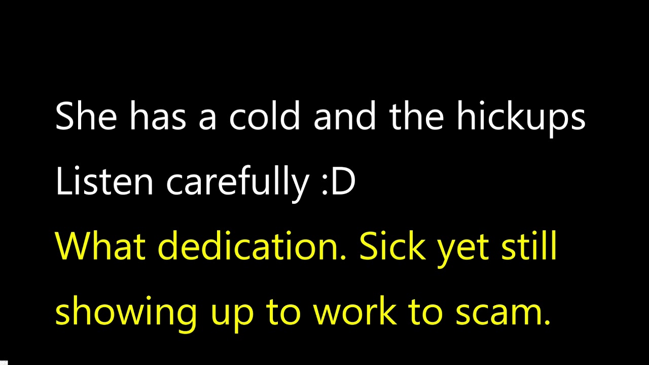 Amazon scammer has the hickups LOL