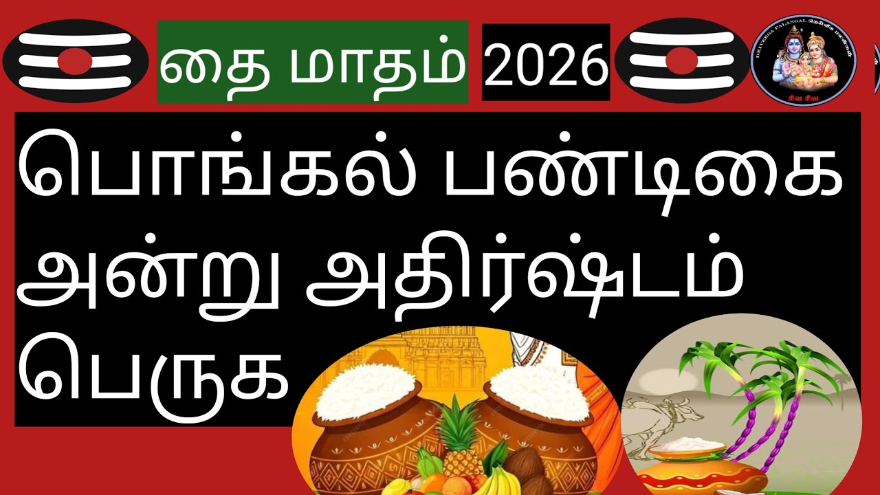 💥பொங்கல் பண்டிகை அன்று அதிர்ஷ்டம் பெருக என்ன செய்ய வேண்டும்?💥@Deiveegapalangal-ky3io
