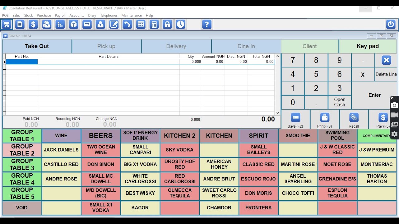 Ezisolution Systems: HOW TO USE EZISOLUTION RESTAURANT
