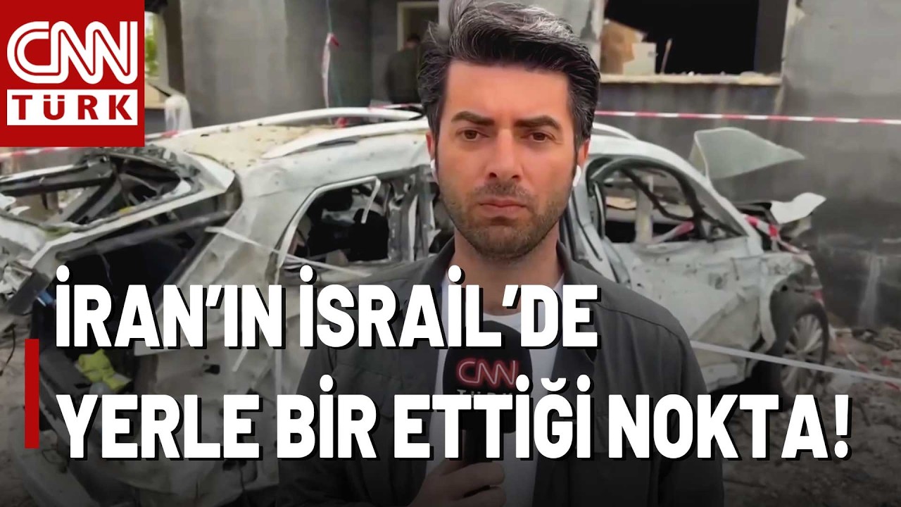 Savaş Uçakları İsrail Semalarında! İran Füzesi İsrail'de Bu Noktayı Vurdu!