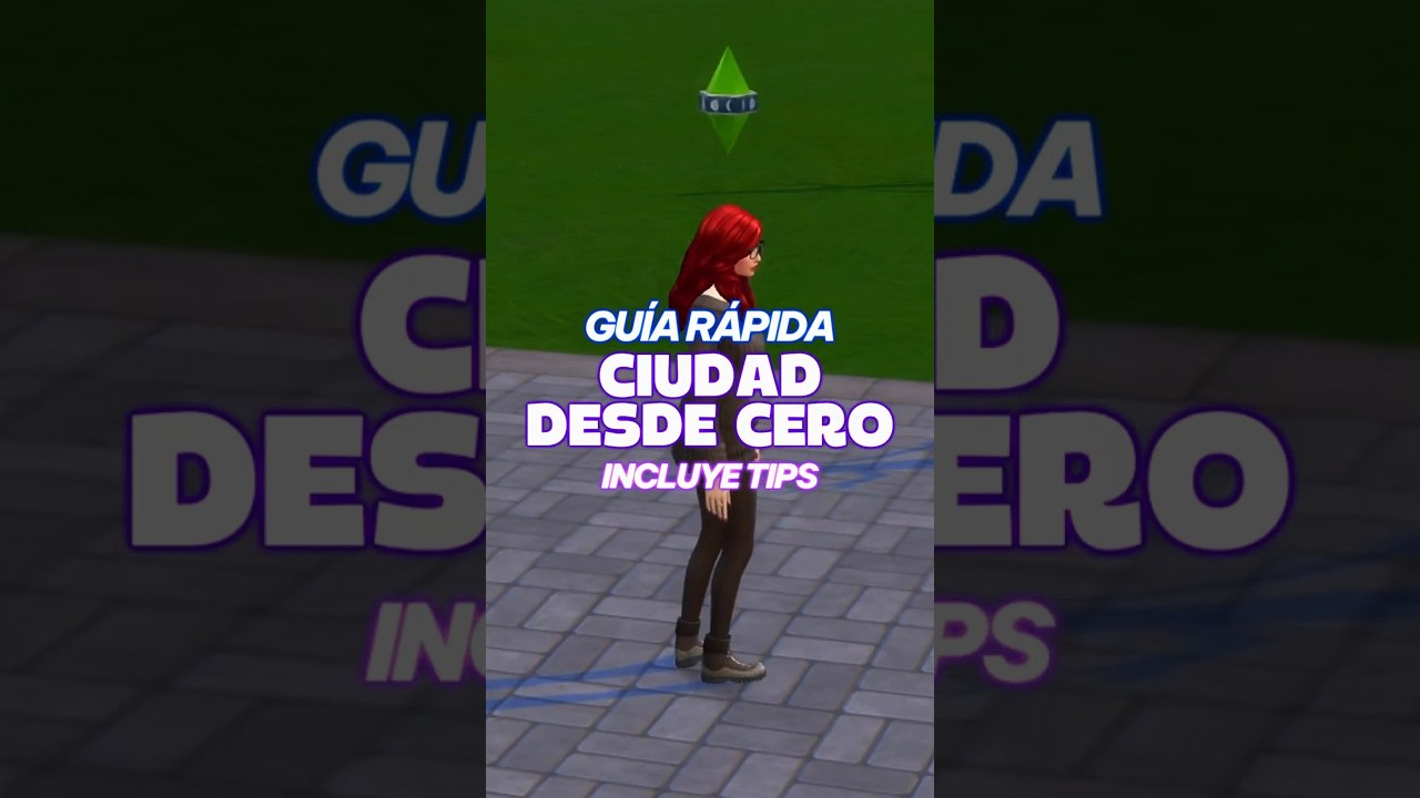 &iquest;C&oacute;mo hacer una CIUDAD DESDE CERO en Los Sims 4? 👀 GU&Iacute;A + TIPS ✨ #lossims4 #sims4 #sims #shorts