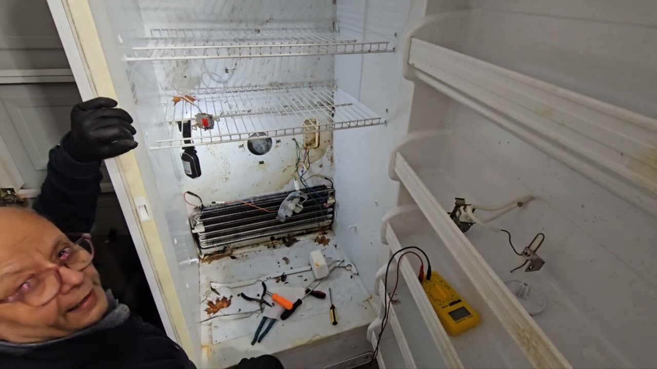 كيفية أصلاح ديب فريزر راسى how to fix deep freezer