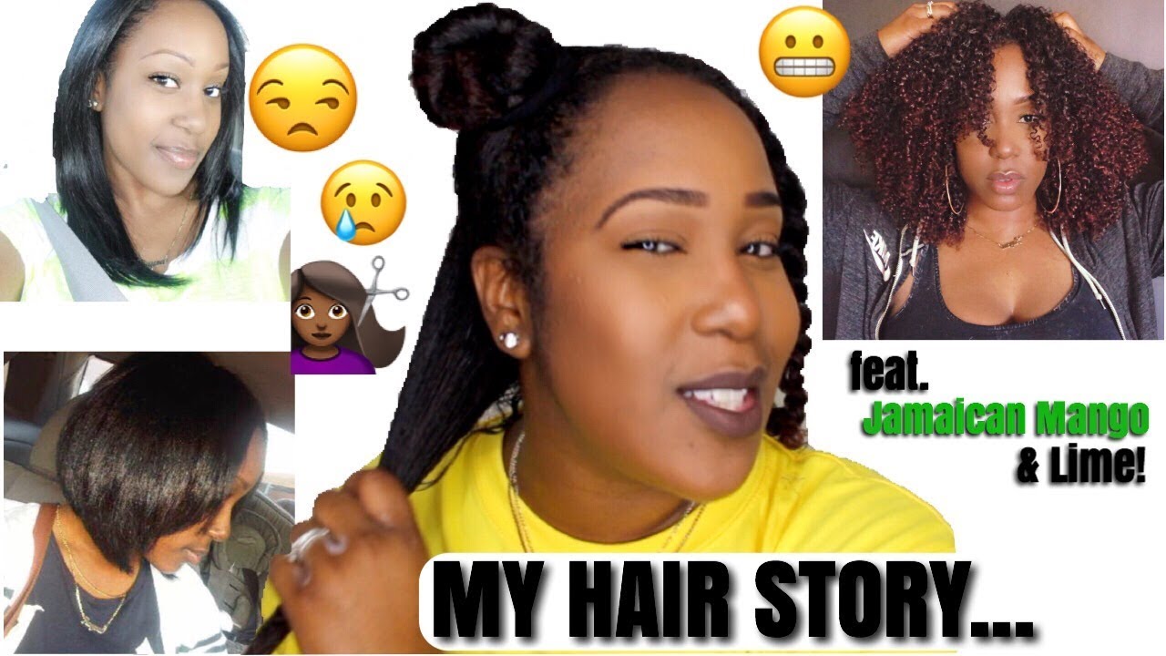 MY HAIR STORY!! | ft. JAMAICAN MANGO AND LIME PURE NATURALS HAIR CARE LINE!!!