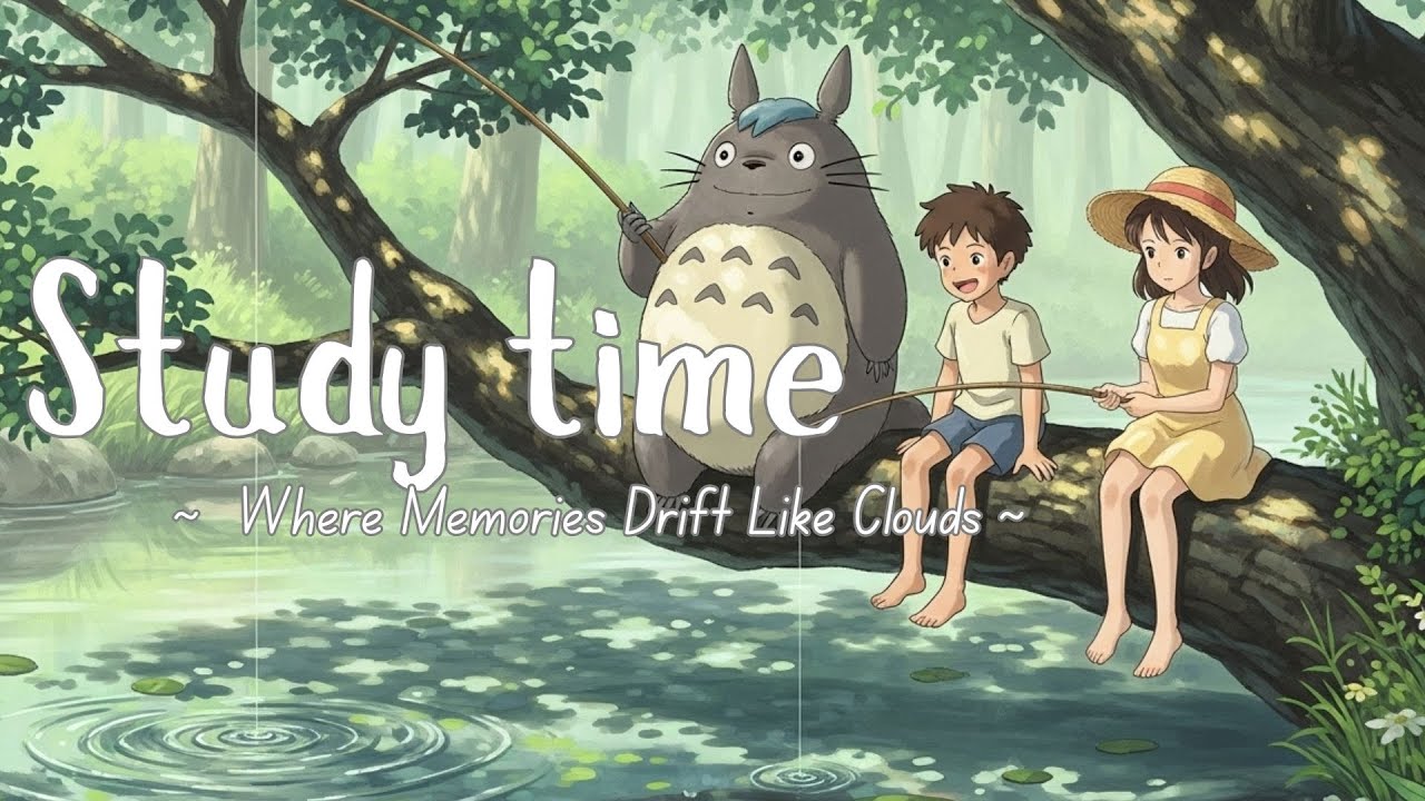 Ghibli Piano Playlist🌿| Where Memories Drift Like Clouds |Quiet Your Mind to Focus 2x Faster