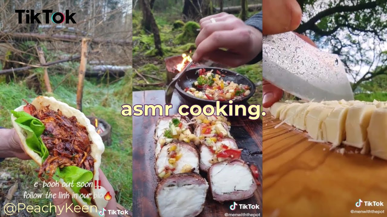 22 Mins of ASMR Cooking Outside | Fresh Food TikTok Compilation @menwiththepot