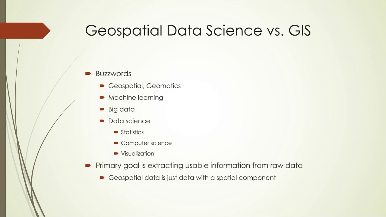 Differences between the Geospatial Data Science approach and traditional desktop GIS