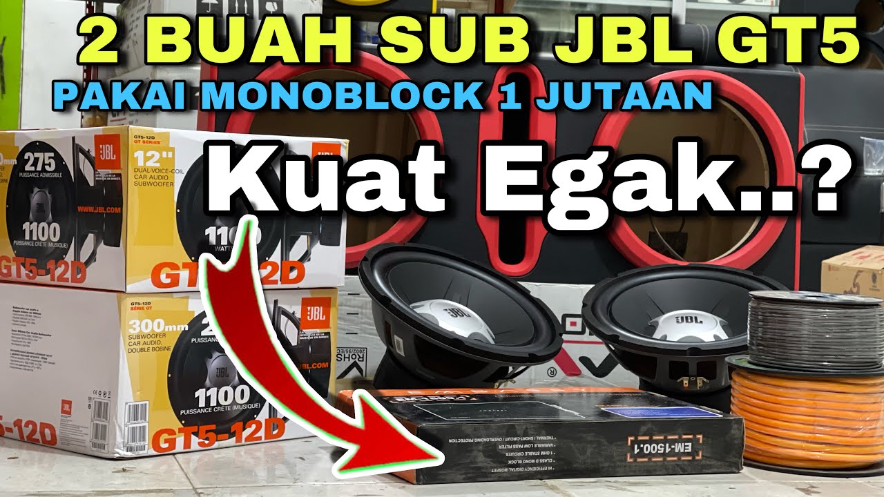 BUAT ANGKAT 2 SUBWOOFER ENTENG BANGET//MONOBLOK RECOMENDED 2023 buat horeg
