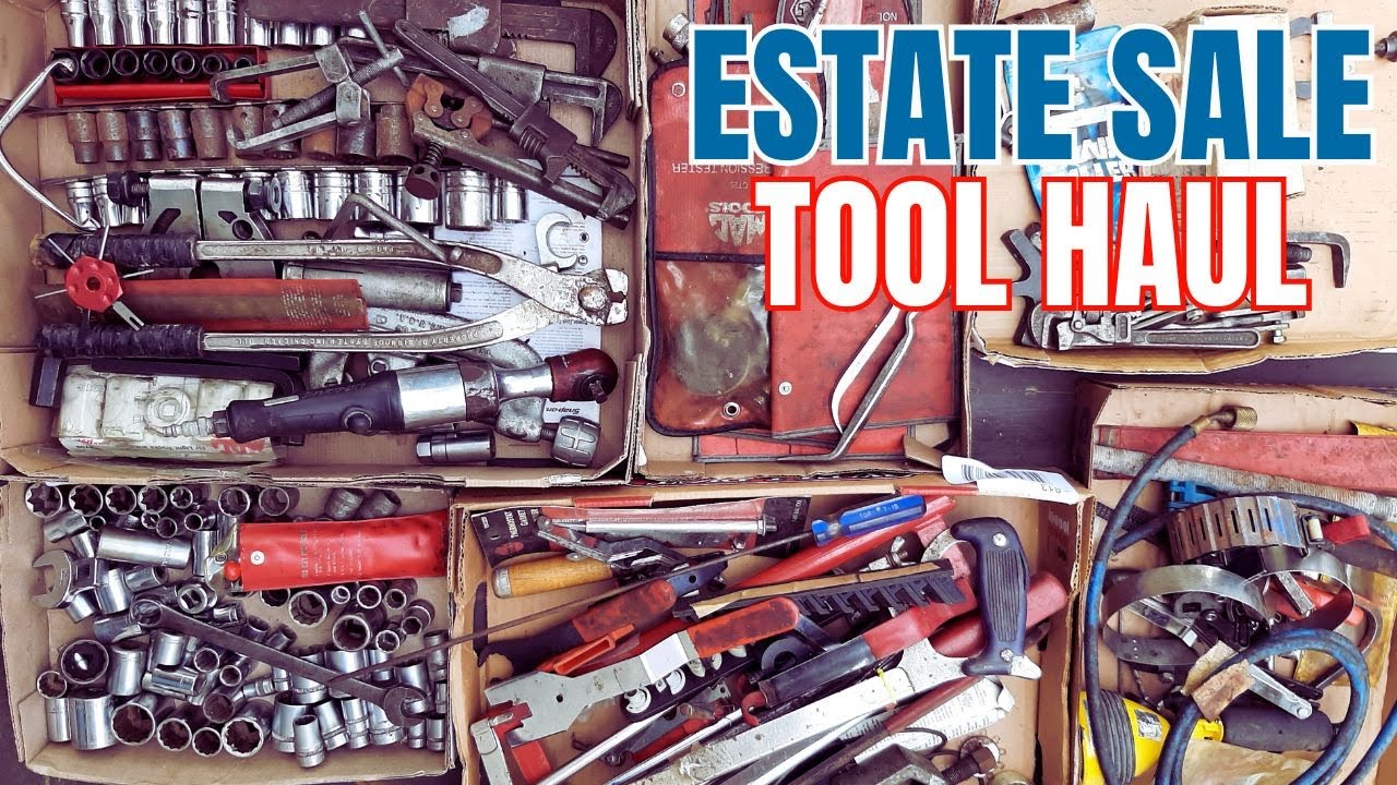 Estate Sale Auction Tool Haul Reveal - Craftsman Snap-on Mac Matco Plus Many Other Brands