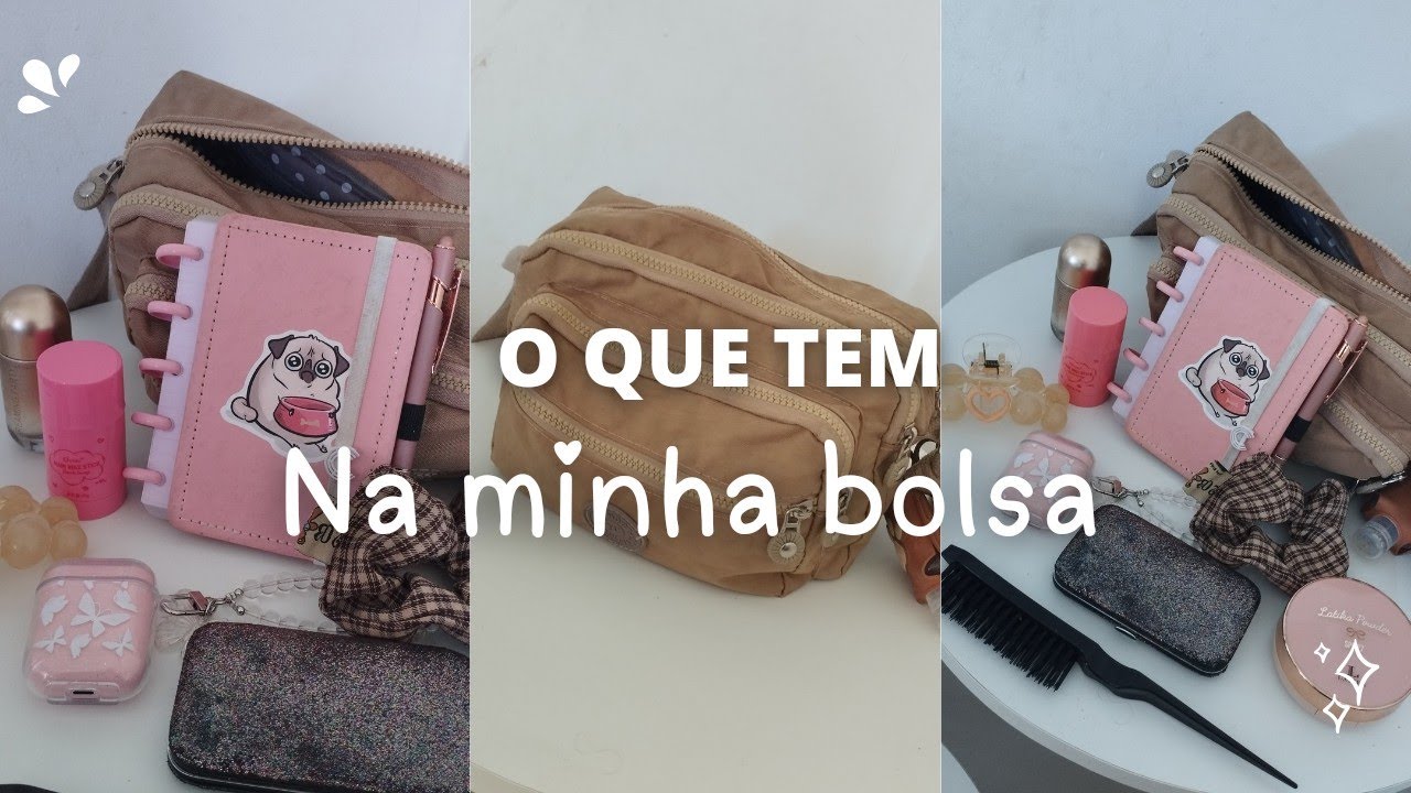 O que levo na minha nova bolsa do dia a dia